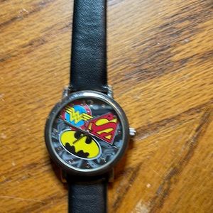 Superfriends DC Comics Batman Wonder Woman Superman watch